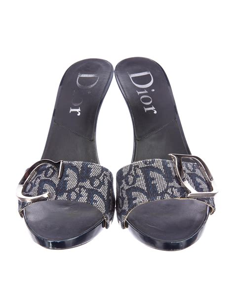 bottom of christian dior slides|christian dior female slippers.